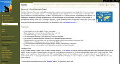 Desktop Screenshot of cleanwatersheds.wikispaces.com