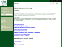 Tablet Screenshot of educationaltechnology580.wikispaces.com