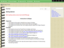 Tablet Screenshot of bridgeunit.wikispaces.com