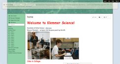 Desktop Screenshot of klemmer-science.wikispaces.com