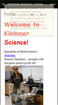 Mobile Screenshot of klemmer-science.wikispaces.com