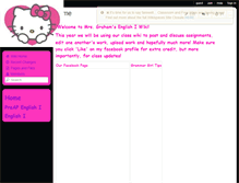 Tablet Screenshot of grahamenglishi.wikispaces.com