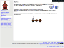 Tablet Screenshot of enciclopediabilingue.wikispaces.com