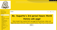 Desktop Screenshot of duquette3.wikispaces.com