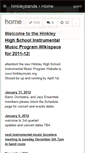 Mobile Screenshot of hinkleybands.wikispaces.com