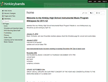 Tablet Screenshot of hinkleybands.wikispaces.com