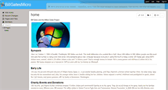 Desktop Screenshot of billgatesmicro.wikispaces.com