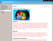 Tablet Screenshot of billgatesmicro.wikispaces.com