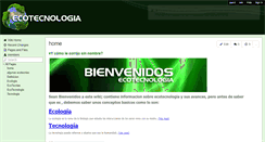 Desktop Screenshot of ecotecnologia.wikispaces.com