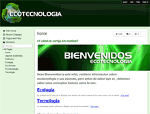 Tablet Screenshot of ecotecnologia.wikispaces.com