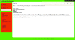 Desktop Screenshot of idealbibdisplay.wikispaces.com