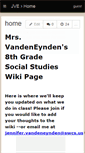 Mobile Screenshot of jve.wikispaces.com