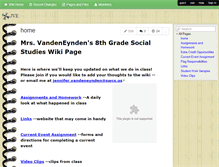 Tablet Screenshot of jve.wikispaces.com