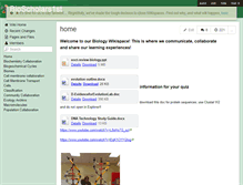 Tablet Screenshot of bioscholars1st.wikispaces.com