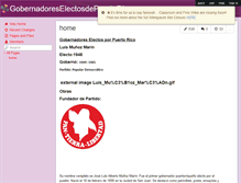 Tablet Screenshot of gobernadoreselectosdepuertorico.wikispaces.com