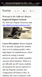 Mobile Screenshot of honors-english-iii-sa.wikispaces.com