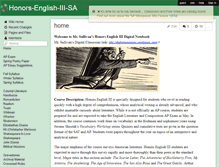 Tablet Screenshot of honors-english-iii-sa.wikispaces.com