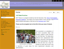 Tablet Screenshot of kdt.wikispaces.com