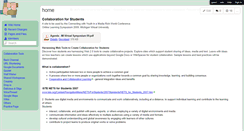 Desktop Screenshot of collaboration4students.wikispaces.com