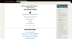 Desktop Screenshot of davincilifescience.wikispaces.com