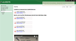 Desktop Screenshot of jluis076.wikispaces.com