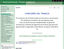 Tablet Screenshot of ingenieriadeltrabajo042010.wikispaces.com