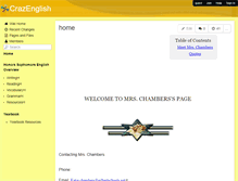 Tablet Screenshot of crazenglish.wikispaces.com