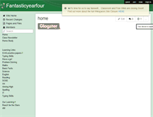 Tablet Screenshot of fantasticyearfour.wikispaces.com