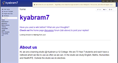 Desktop Screenshot of kyabram7.wikispaces.com