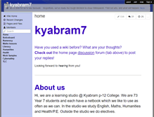 Tablet Screenshot of kyabram7.wikispaces.com
