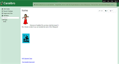 Desktop Screenshot of caralibro.wikispaces.com