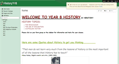 Desktop Screenshot of historyyr8.wikispaces.com