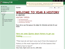 Tablet Screenshot of historyyr8.wikispaces.com