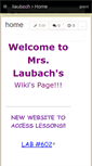 Mobile Screenshot of llaubach.wikispaces.com