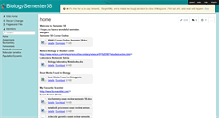 Desktop Screenshot of biologysemester58.wikispaces.com