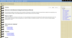 Desktop Screenshot of ellesmeresocialsciences.wikispaces.com