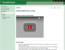 Tablet Screenshot of dvusdhorizon.wikispaces.com