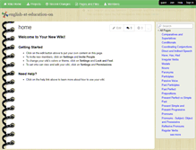 Tablet Screenshot of english-at-education-on.wikispaces.com