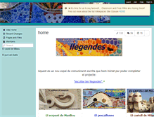 Tablet Screenshot of escoltarlesllegendes.wikispaces.com