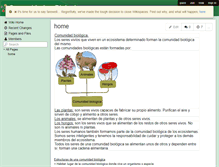 Tablet Screenshot of comunidades-biologicas.wikispaces.com