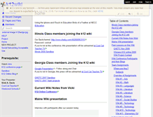 Tablet Screenshot of k12wiki.wikispaces.com
