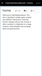 Mobile Screenshot of hutchieinternational.wikispaces.com