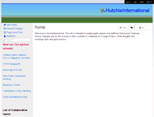 Tablet Screenshot of hutchieinternational.wikispaces.com