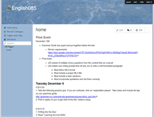 Tablet Screenshot of english085.wikispaces.com