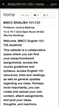 Mobile Screenshot of english101-725.wikispaces.com