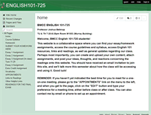 Tablet Screenshot of english101-725.wikispaces.com