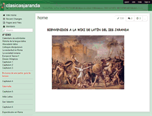 Tablet Screenshot of culturaclasicajaranda.wikispaces.com