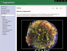 Tablet Screenshot of gagnechem.wikispaces.com