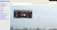 Desktop Screenshot of factorhumano.wikispaces.com