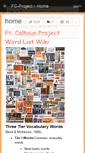 Mobile Screenshot of fc-project.wikispaces.com